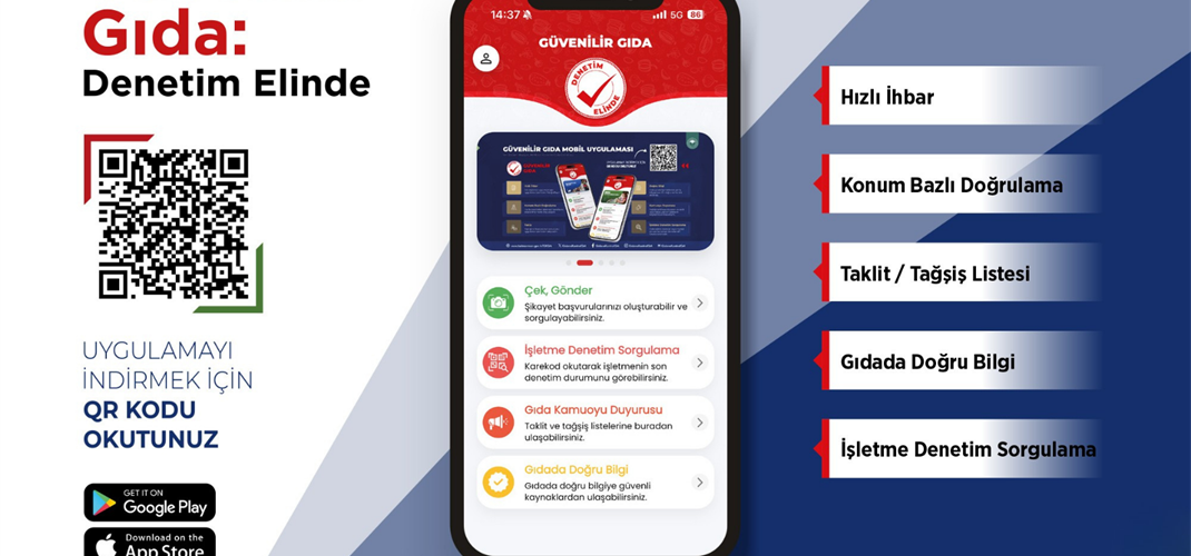 Güvenilir Gıda Mobil Uygulaması Kullanıma Sunuldu