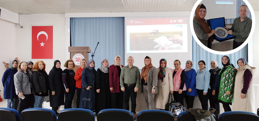 Kadın Kooperatif Ortakları ve Kooperatif Kurmak İsteyen Kadınlara Tarımsal Destekler ve Dijital Pazarlama Konularında Eğitim Verildi